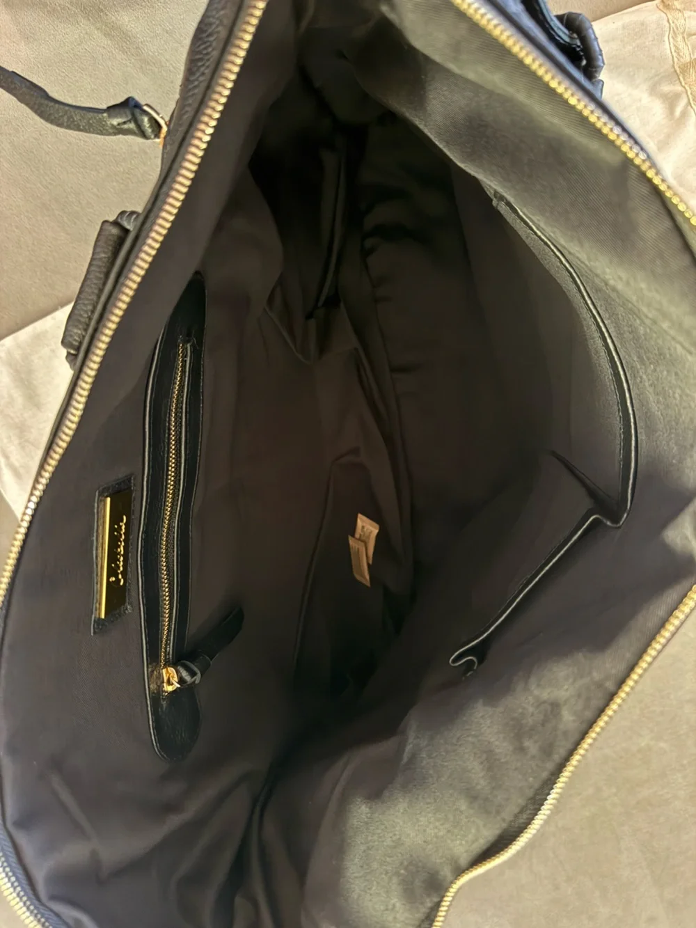NWT Cleobella Leather Travel Carry On Snake Dree Weekender Bag in Yellow - Picture 6 of 11